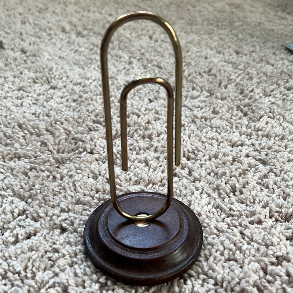 Anthropologie Paperclip Photo/Mail Holder